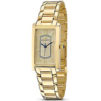 Phillip watch patton gold Swiss Quartz Analog Woman Watch with R8053150515 Yellow Gold Bracelet