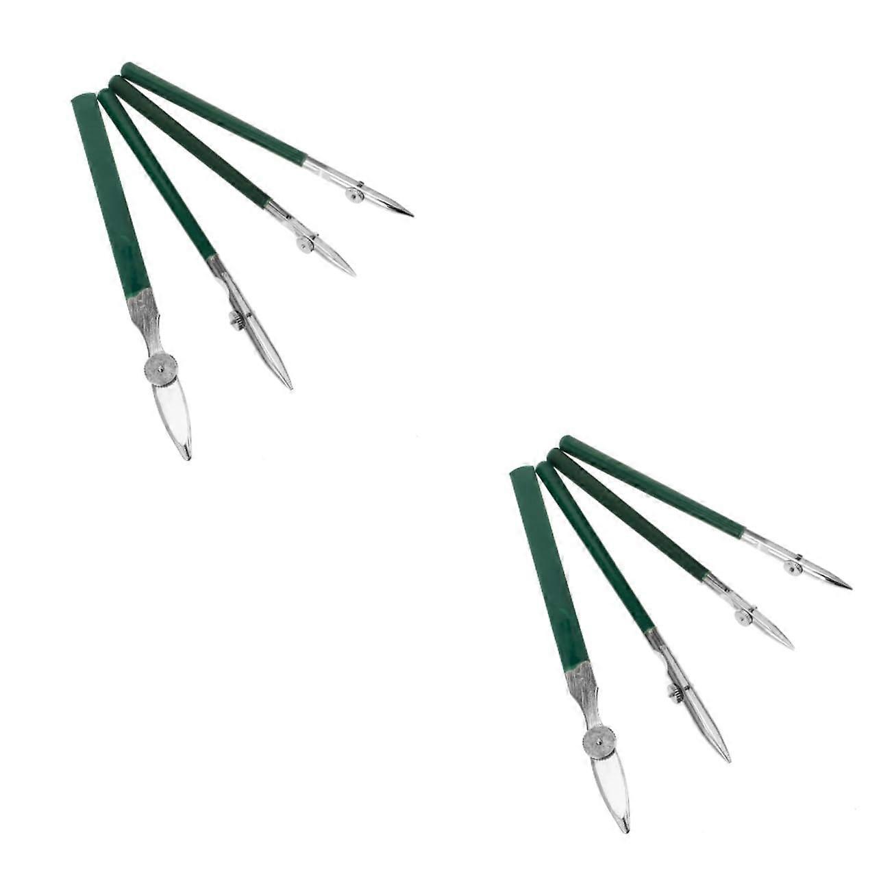 8pcs Adjustable Ruling Pens Set for Artists with Adjustable Line Width and Precise Ink Control