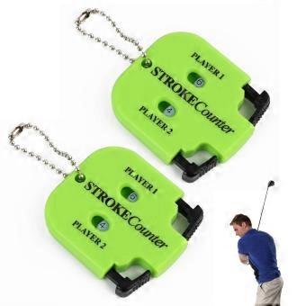 2 Stück Golfzähler, robust, aus ABS-Kunststoff, Mini-Golf-Punktetafel für 2 Spieler.