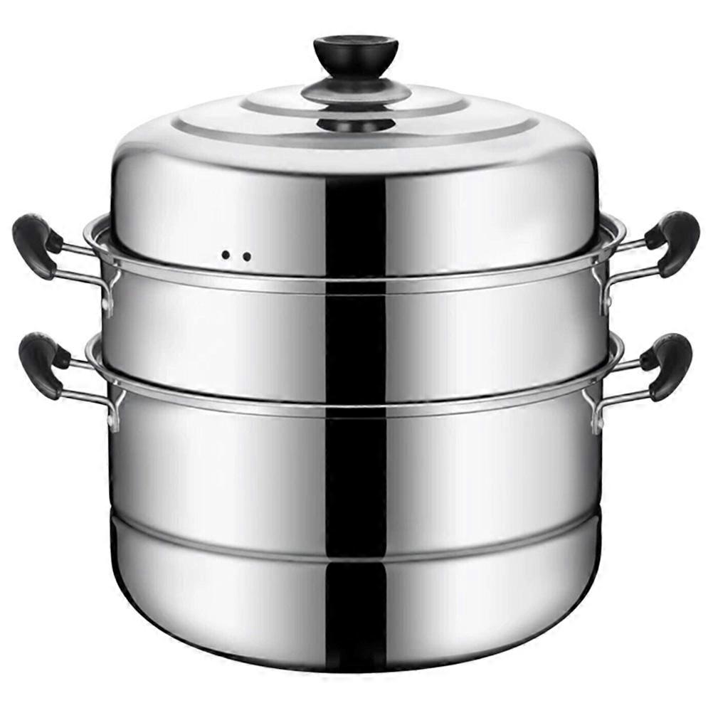 Steamer Pot Stainless Steel Multifunctional for Kitchen Use 1Pcs