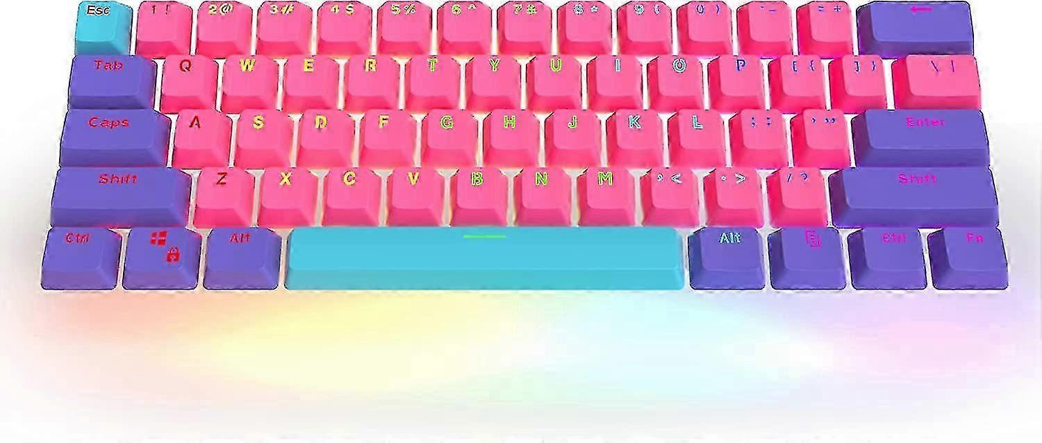 60% pudding keycaps compatible with mechanical keyboard, custom ASA profile