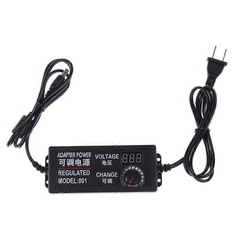 3-12V 5A Voltage Variable Adjustable Ac/Dc Power Supply Adapter Display