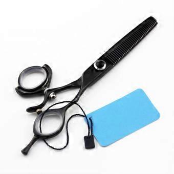 6 Inch Professional Hair Cutting Scissors 440C Stainless Steel Shears with Ergonomic Rotating Handle