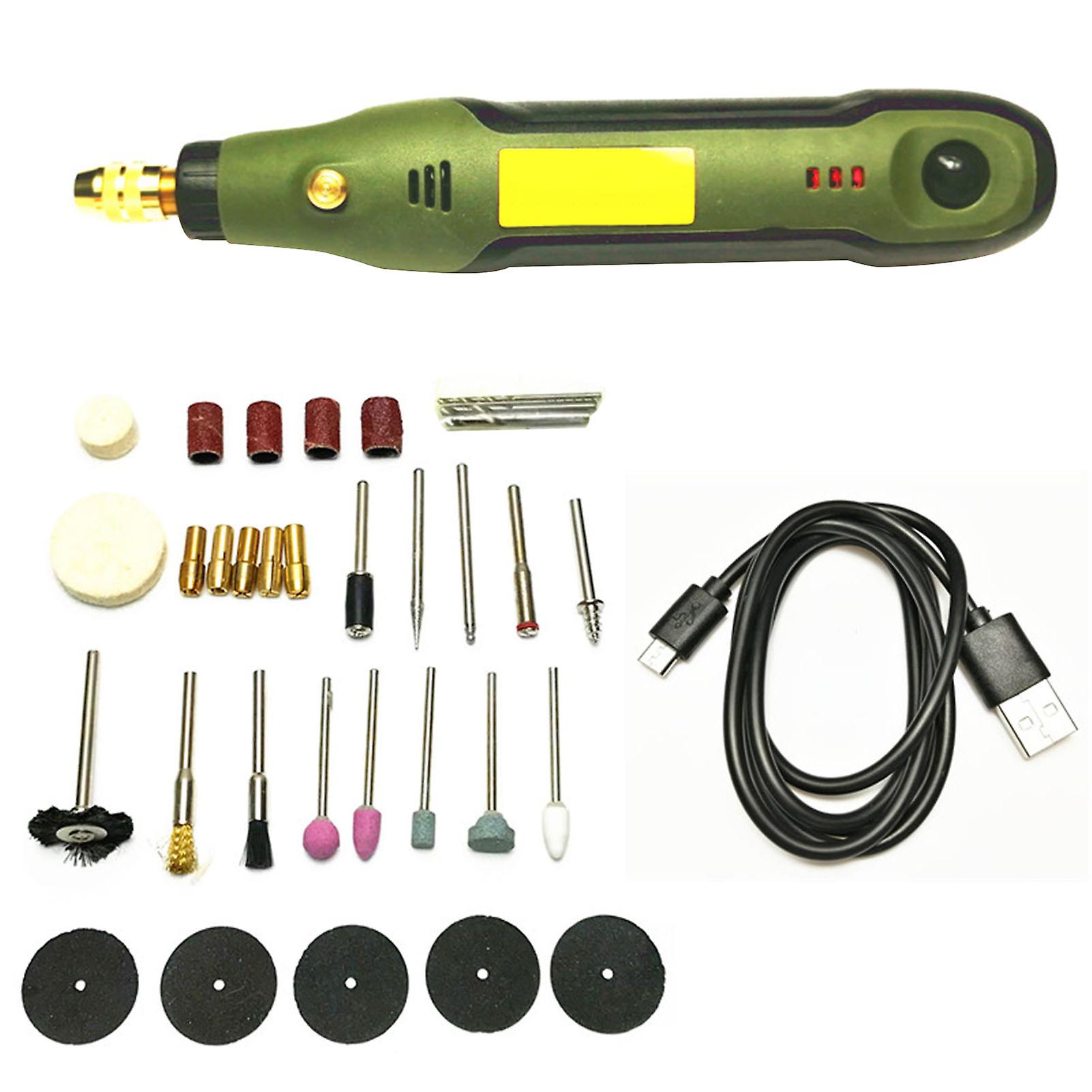 35 Pcs Cordless Rotary Tool Electric Drill Kit Upgraded Rotary Kit