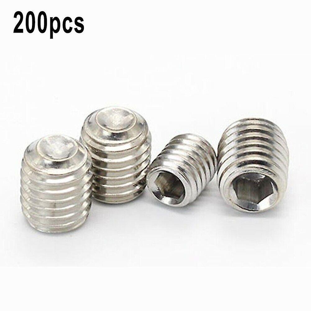 Flat Head Screw Hex Socket Screws M8 Stainless Steel  Hex Socket Screw M4(silver)(200pcs)