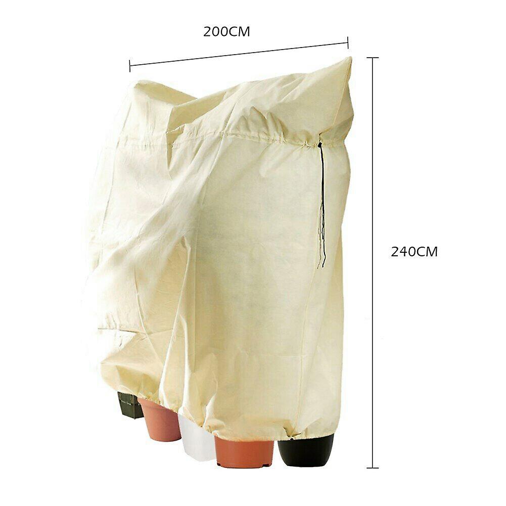 Winter Plant Frost Protection Cover Buckle Bag for Yard Garden Tree Shrub Plant