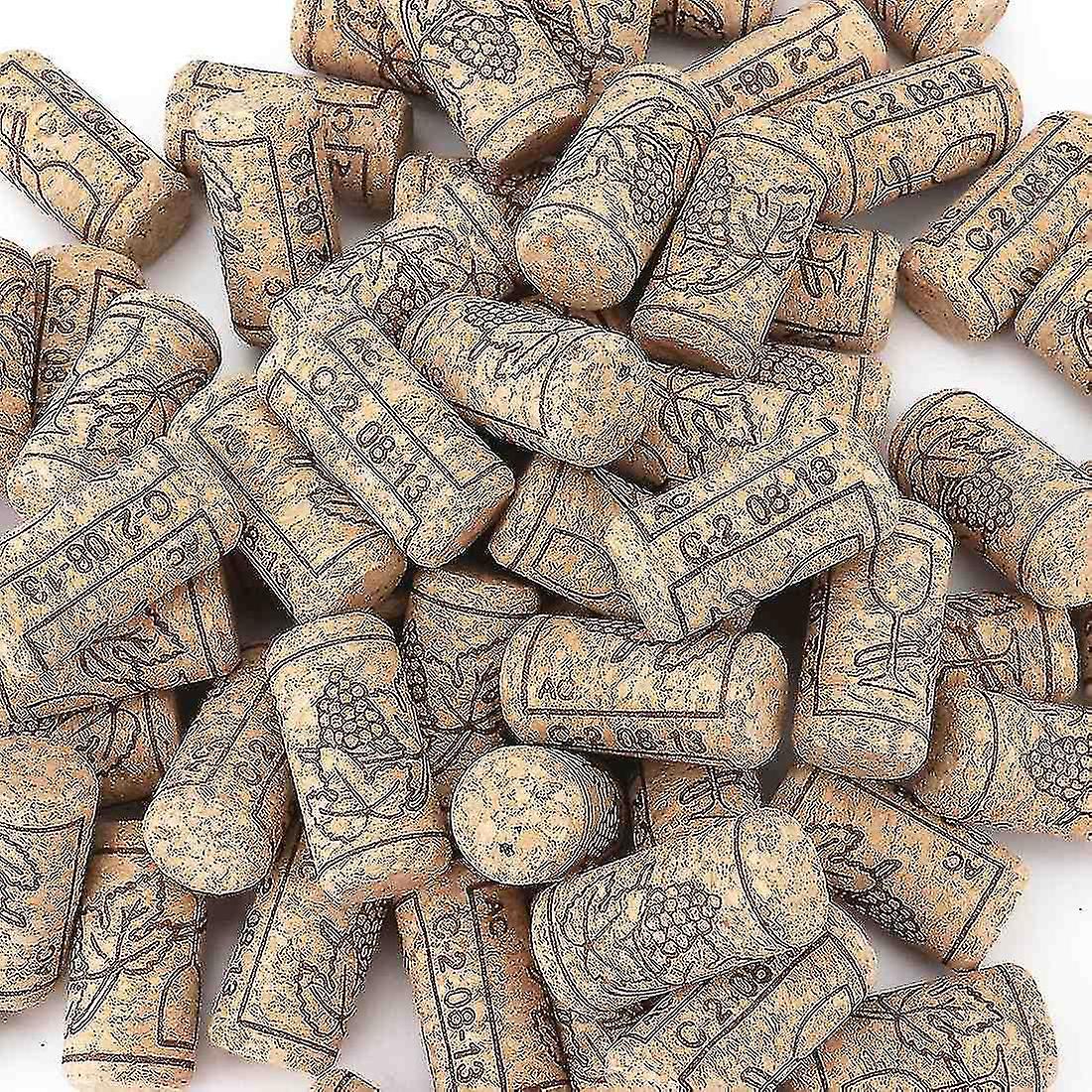 Natural Wine Corks Premium Straight Cork Stopper 7/8" X 1 3/4" Excellent For Bottled Wine 100 Count