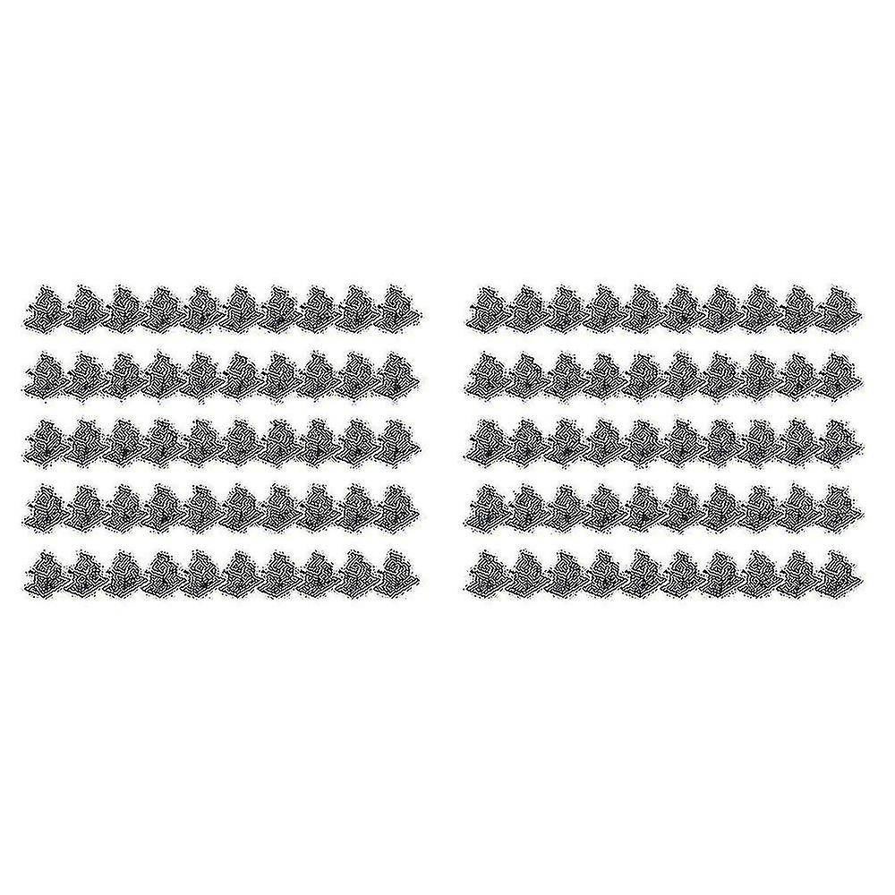 Adjustable Cable Clips Adhesive Nylon Wire Clamps Black 100 Pcs