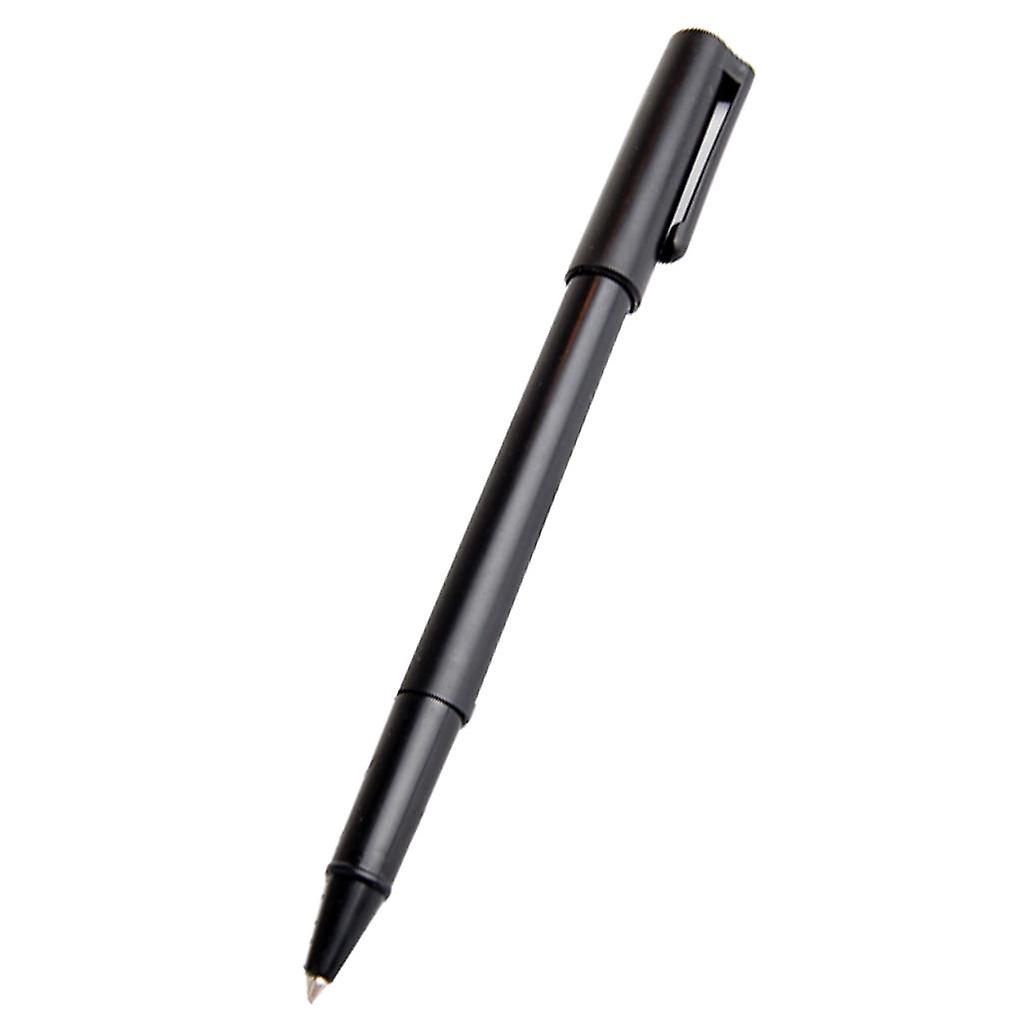 Black Plastic Magic Trick Ball Pen Thru Bill Penetration Toy