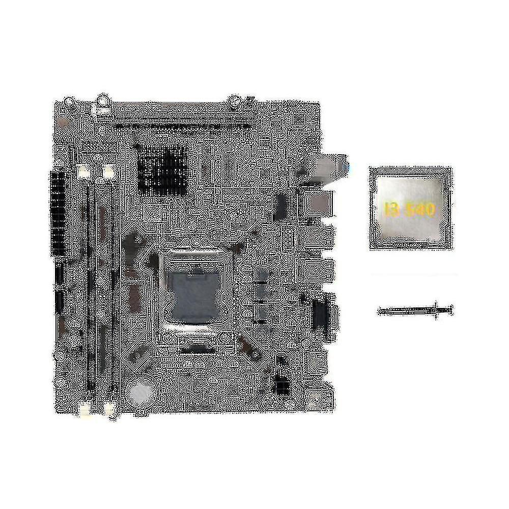 H55 Motherboard Lga1156 Supports I3 530 I5 760 Series Cpu Ddr3 Memory Computer Motherboard+i3 540 C