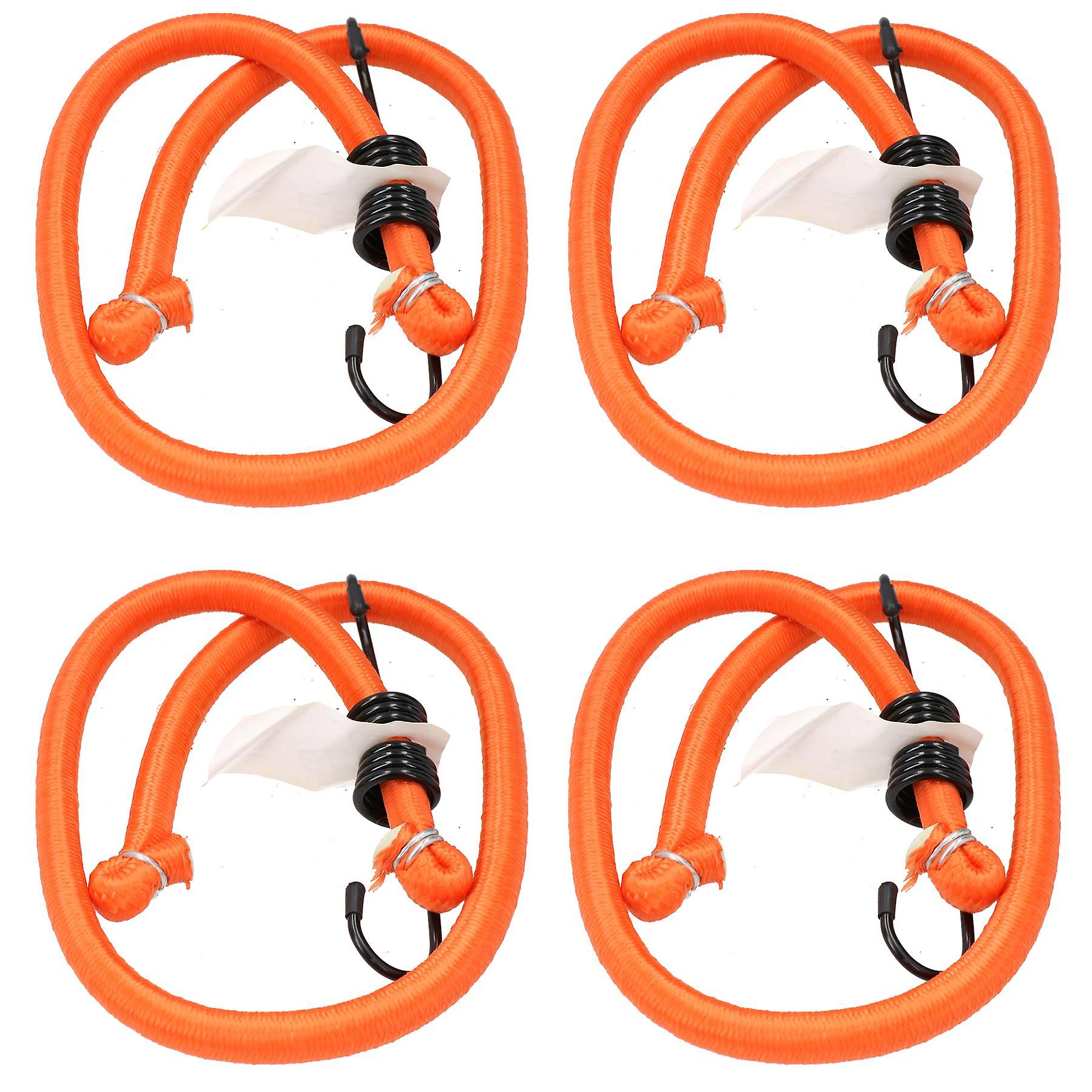 75cm / 29.5” Heavy Duty Bungee Cord Strap Tie Down Holder with Hooks 4pc