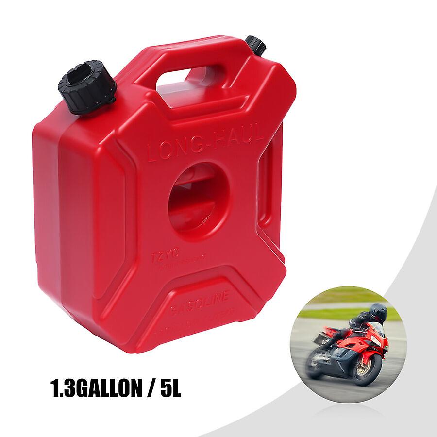 Per Atv Utv Gokart Auto Plastica Portatile Gas Fuel Tank Petrol Container 5l