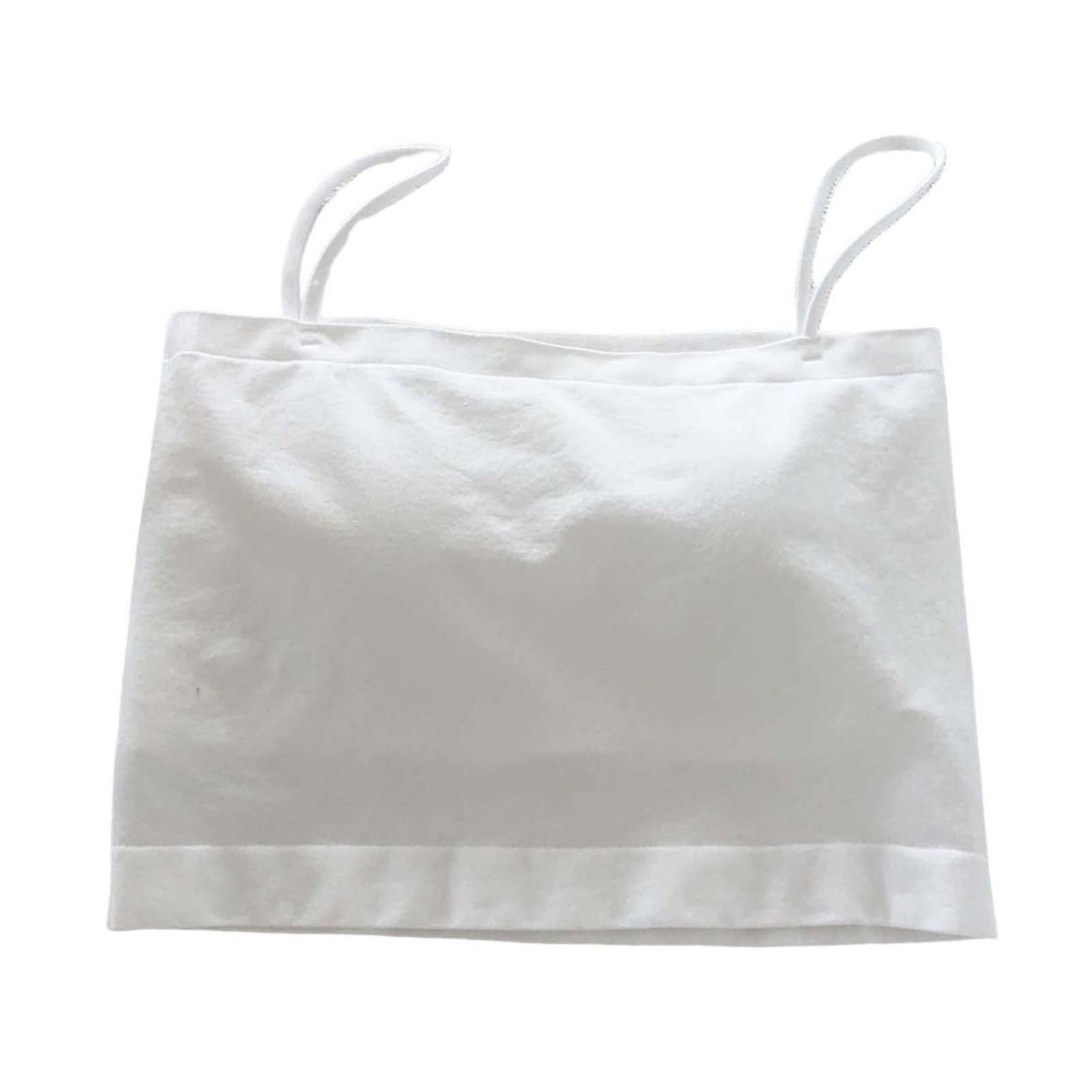 Women's Basic Cami Spaghetti Plain Spaghetti Strap Tube Crop Cami Top Stretch Crop Top For Everyday
