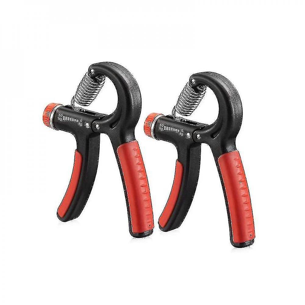 Qian 2pcs Gym Fitness Hand Grip Adjustable Finger Heavy Exerciser