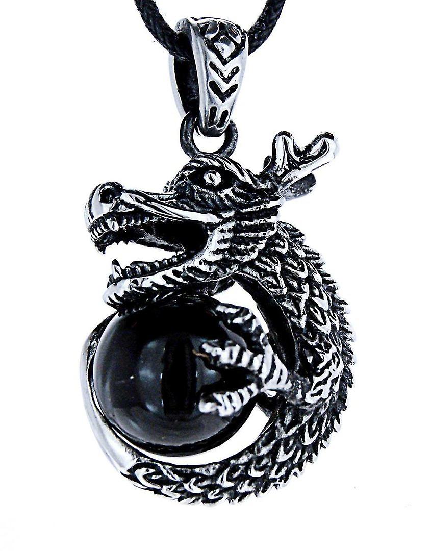 Pendentif 20 A Dragon - Acier inoxydable