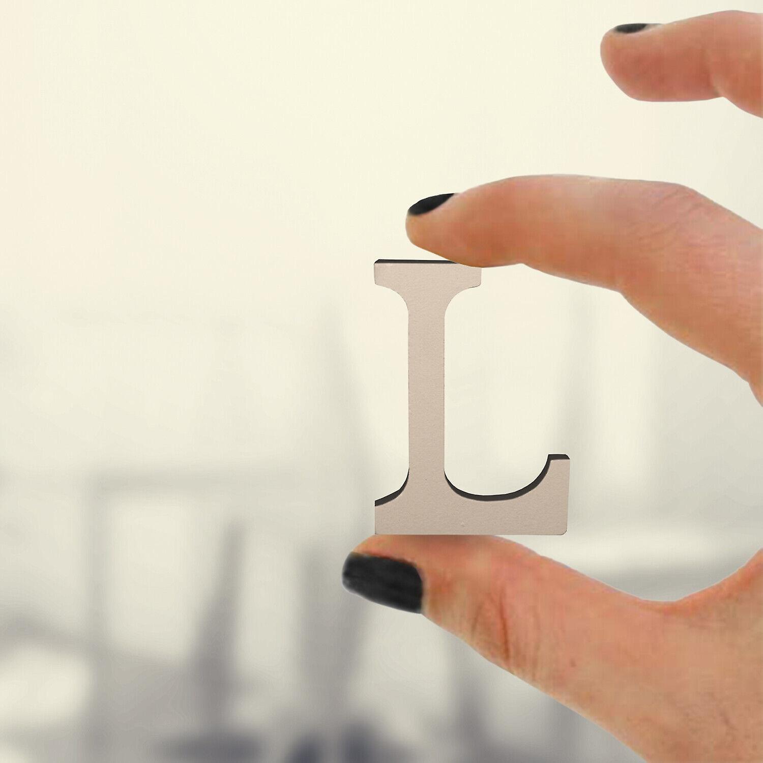 Standing Wooden L Letters Alphabets