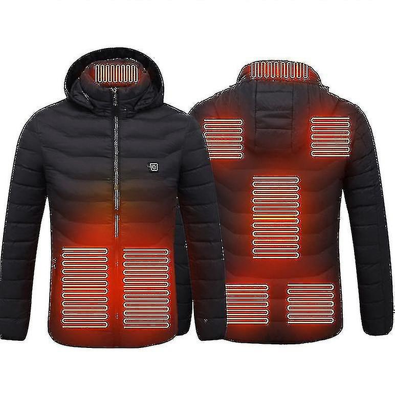 Veste chauffante, manteau chauffant électrique chaud extérieur, 8 zones de chauffage