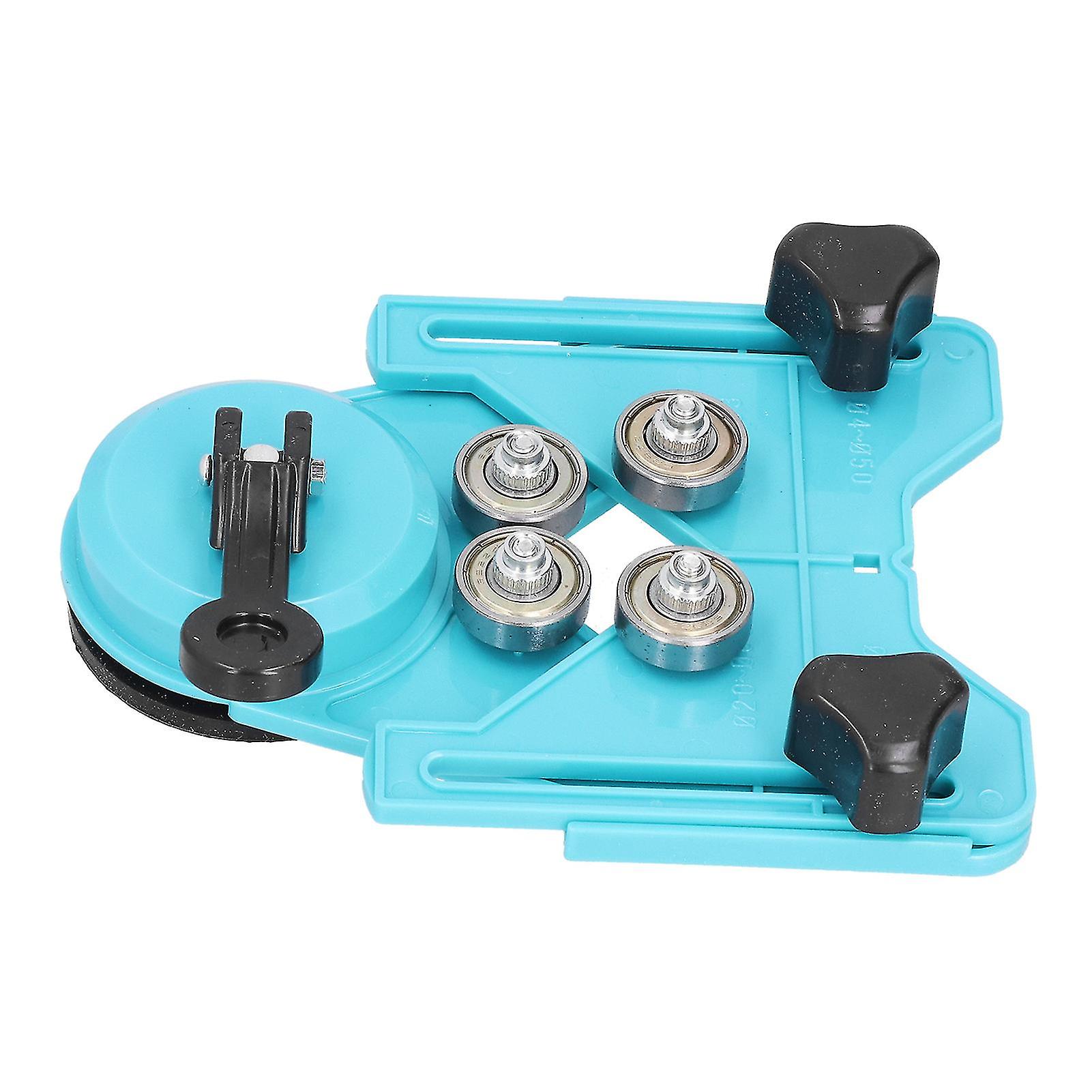 Glass Tile Perforation Locator Adjustable Punch Locator Stainless Steel Fixture Stable and Accurate for Tile and Marble