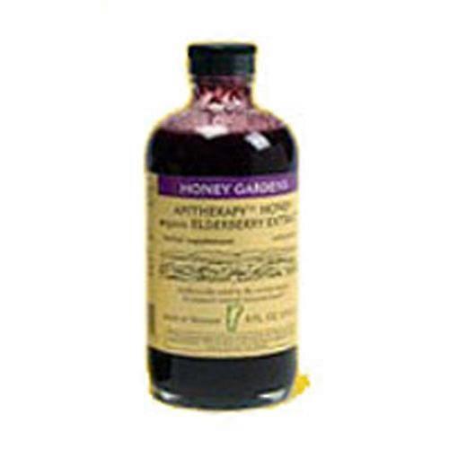 Honey Gardens Elderberry Extract Apitherapy Honey Propolis, 4 Oz (Pack of 2)