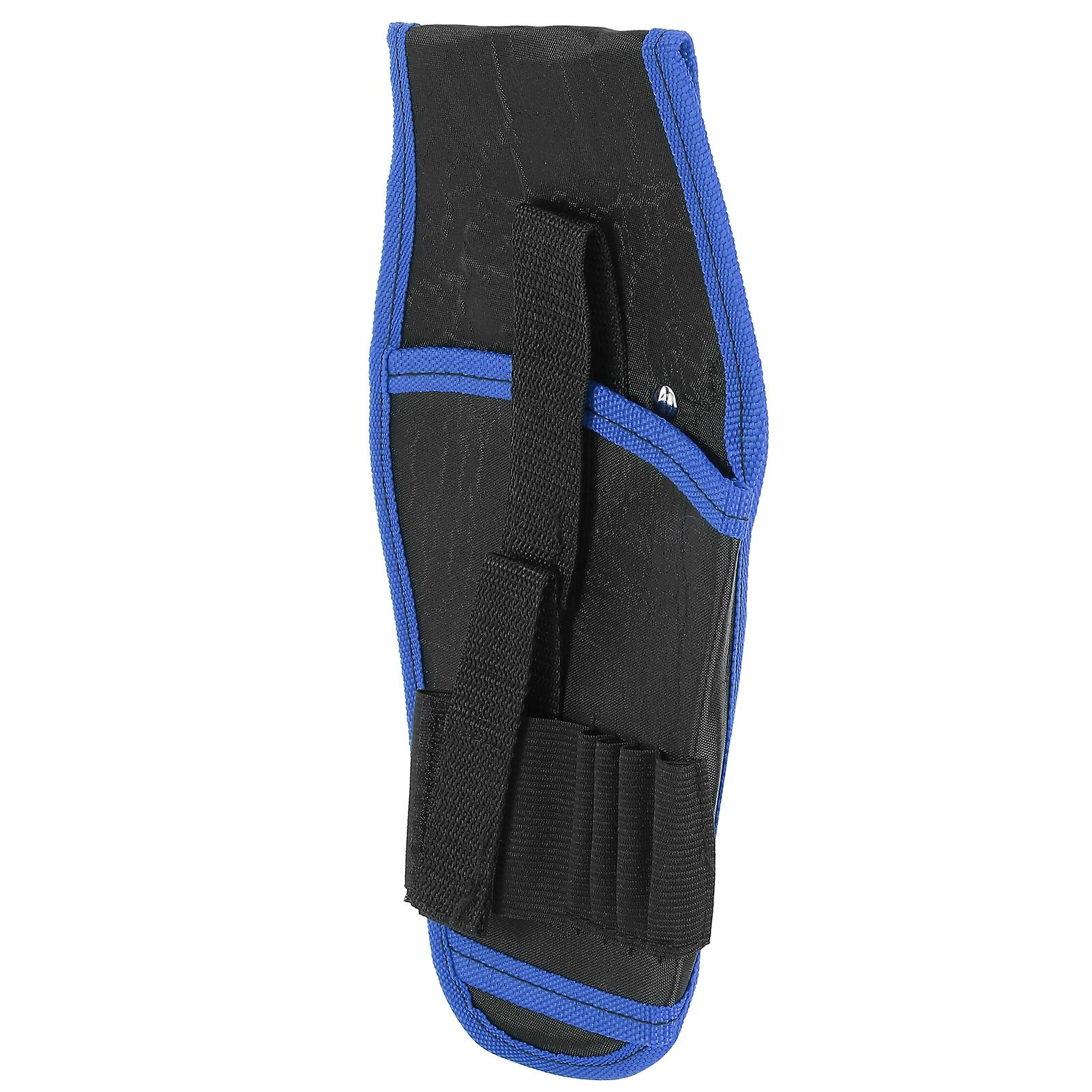 Portable Electrical Tool Bag Waist Hanging Pack MultiFunction Electrical Tool Waist Pack(Blue )