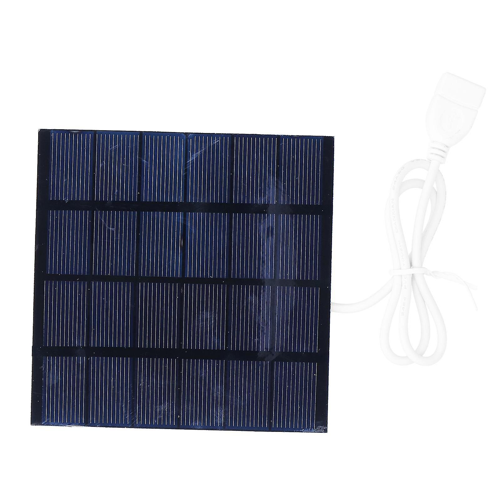 Panneau solaire 1,5 W 6 V, chargeur solaire DIY pour projets scientifiques et applications électroniques 110 x 110 mm
