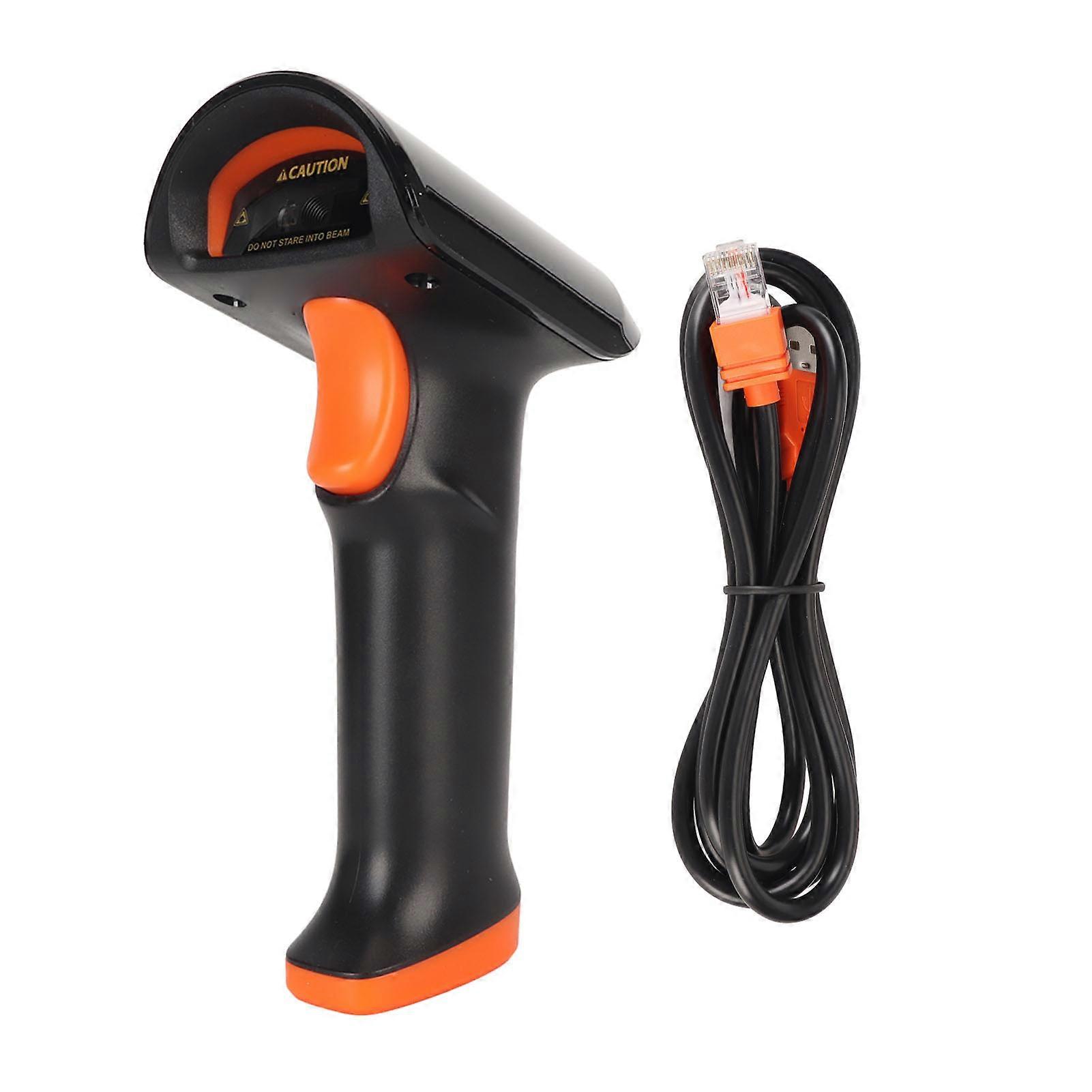 2D 1D USB Barcode Scanner Responsive Vibration Feedback Prompt Waterproof QR Code Handheld Scanner for Warehouse Supermarket