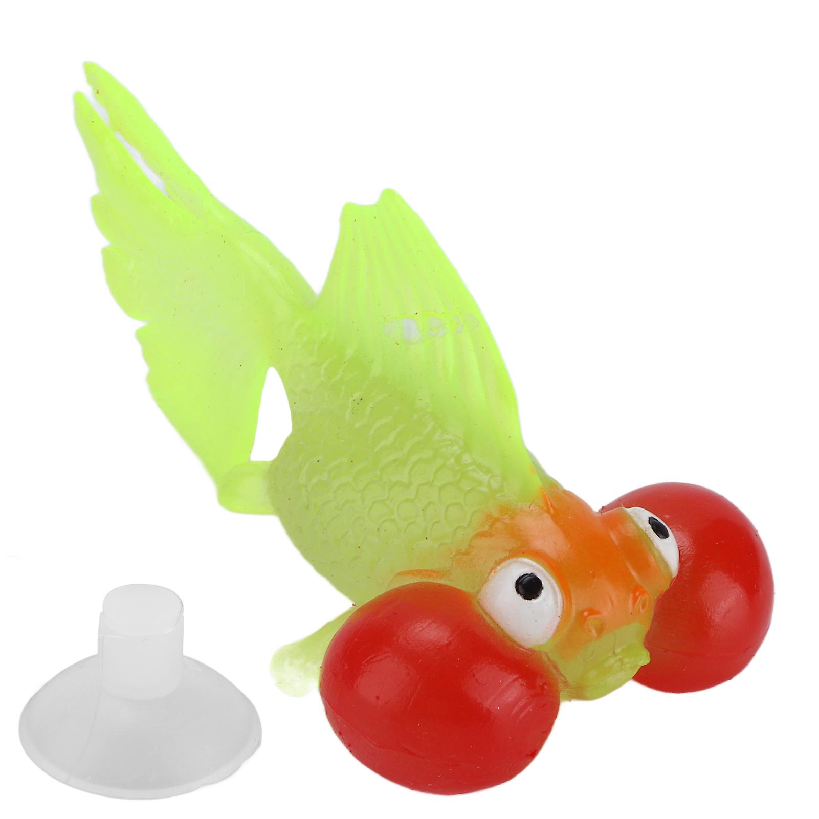 Artificial Fish Glowing Silicone Simulation Goldfish GF01 for Aquarium