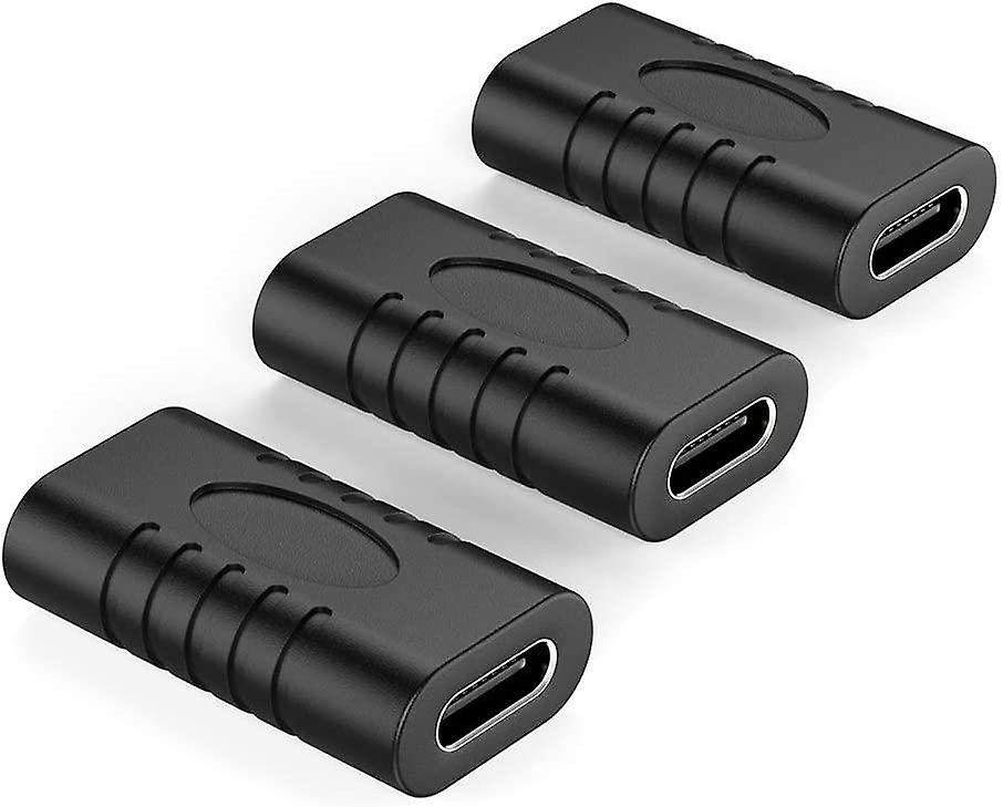 USB-C-Adapter, USB 3.1 Gen2 USB-C-Buchse auf Buchse Schnellladung und Datensynchronisation 10 Gbit/s OTG USB Typ C Mul