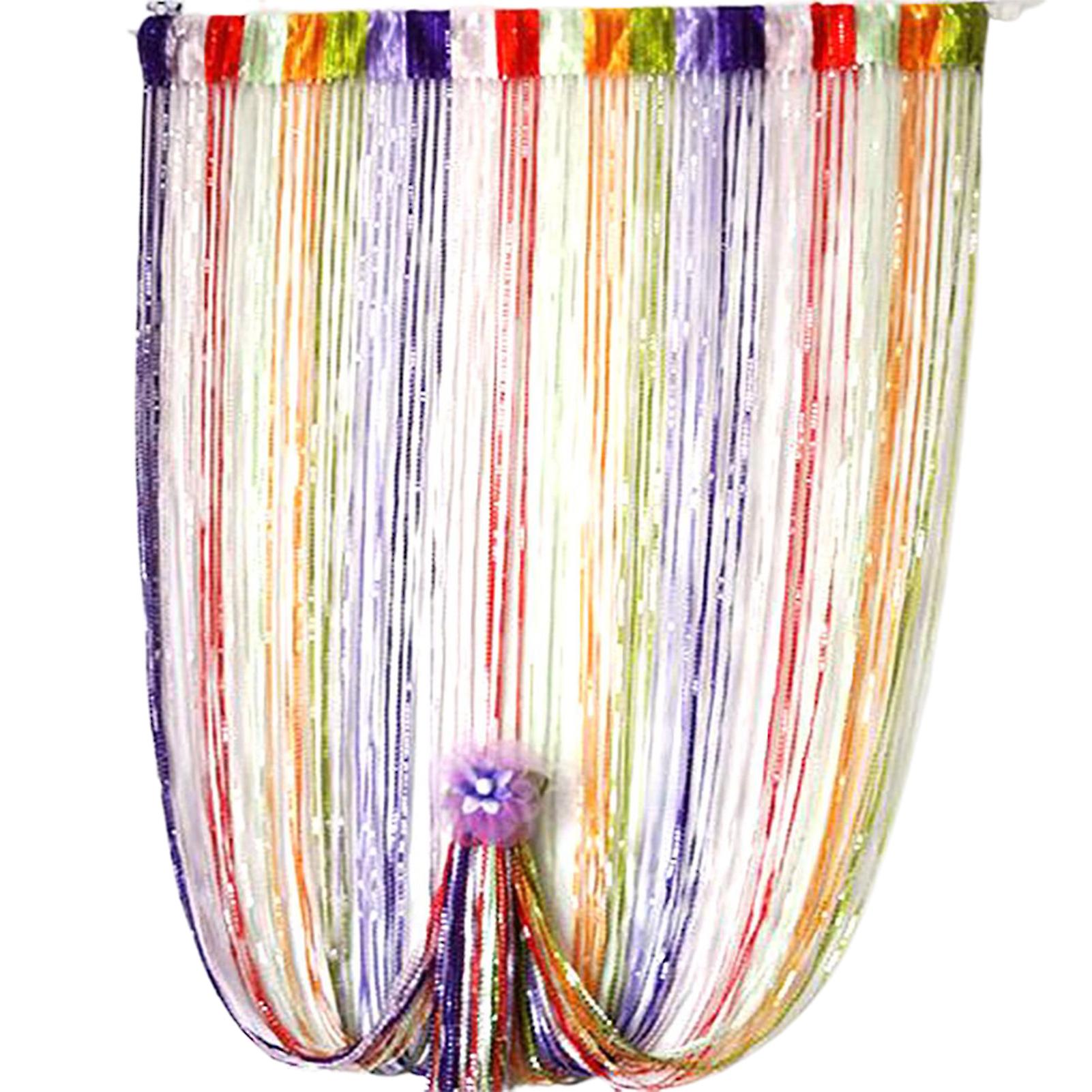 Door Curtain Coloful Blackout Decorative Bright Color Drapping Curtain for Window