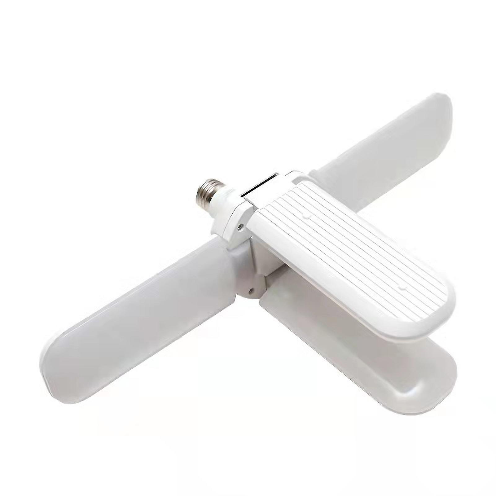 LED Deformable Lamp 3 Blades High Brightness Corrosion Resistant Good Heat Dissipation Foldable E27 Light 45W3 Blades Folding 45W