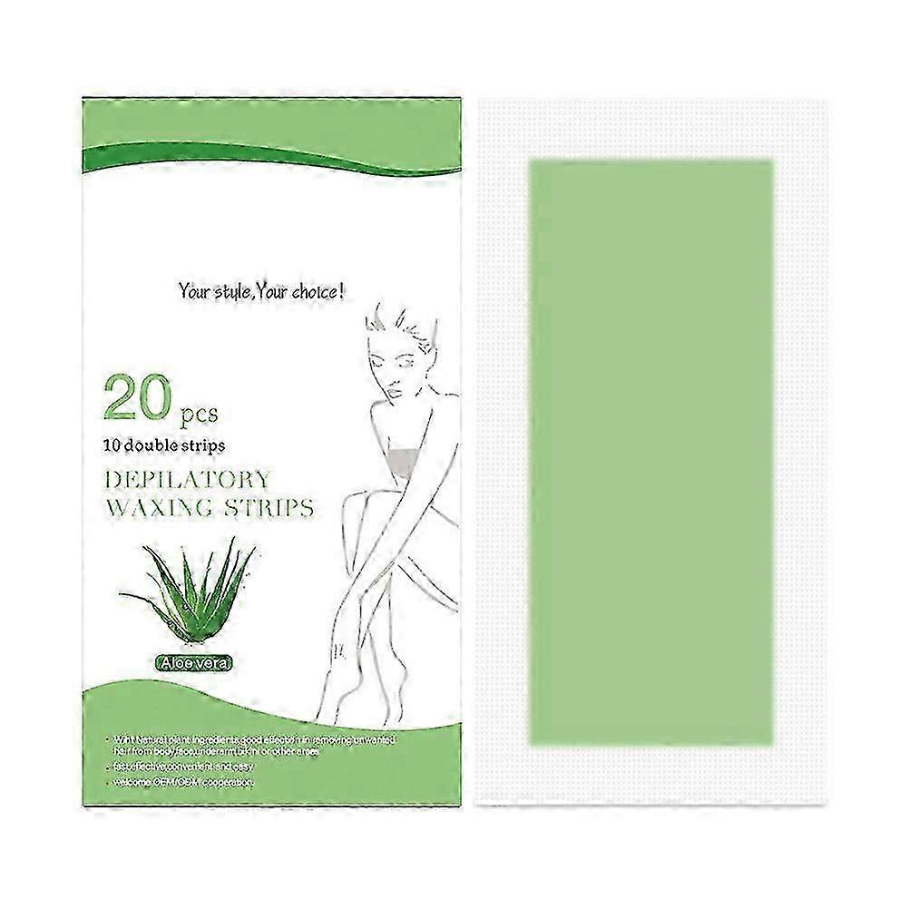 Waxing Strip Disposable Double Layer Non Woven Wax Strips Hair Removal Wax Strips for Armpit Legs