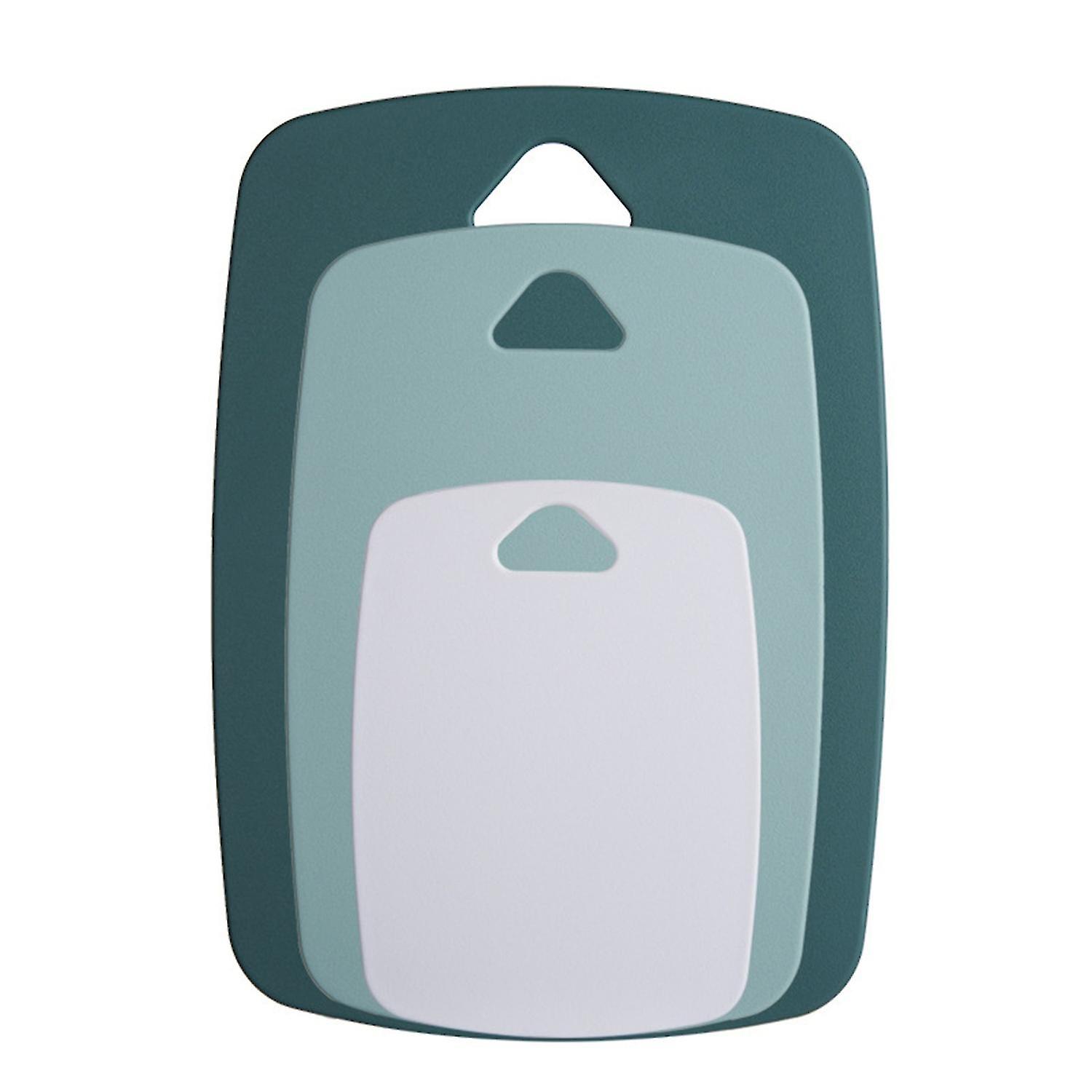 BoSaiD 3-Piece Cutting Board Set Thick Non-Slip Easy Grip Handles with Hanging Hole Dishwasher Safe