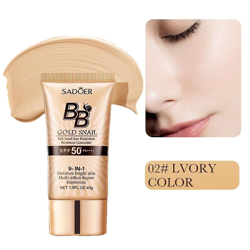 Natural BB Cream SPF Multi Function Makeup Long Lasting All Day Coverage Moisturizing Skin Care Universal Skin Types