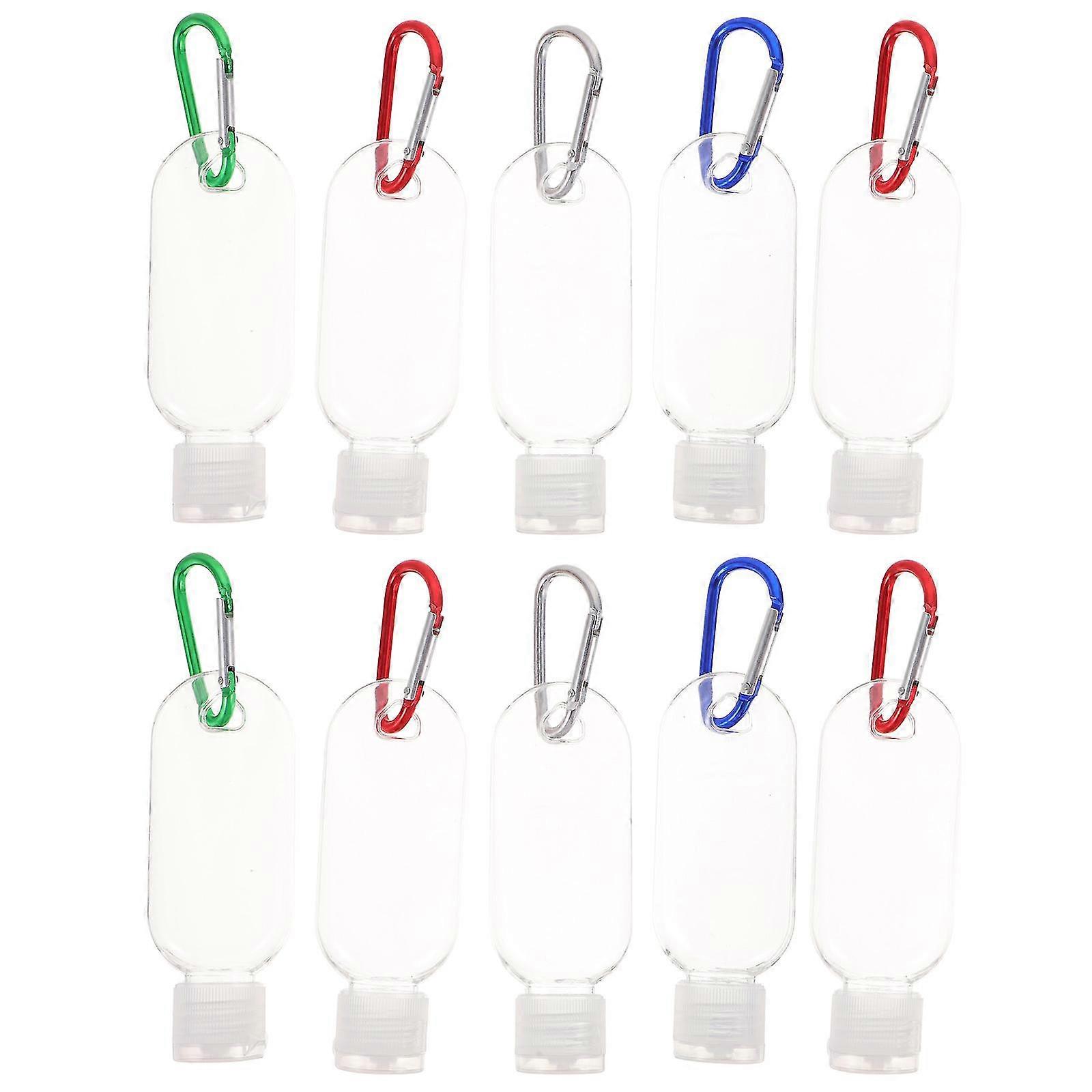 10 Sets Travel Empty Bottles Container Hand Sanitizer Bottle Sub-packaging Bottles Empty Bottle