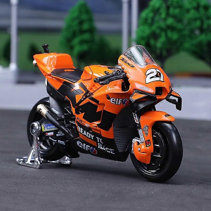 Maisto1:18 NEW 2021ドゥカティレノボチーム#43 #63ダイモトGPレーシング鋳造合金オートバイモデルコレクションギフト玩具オートバイ