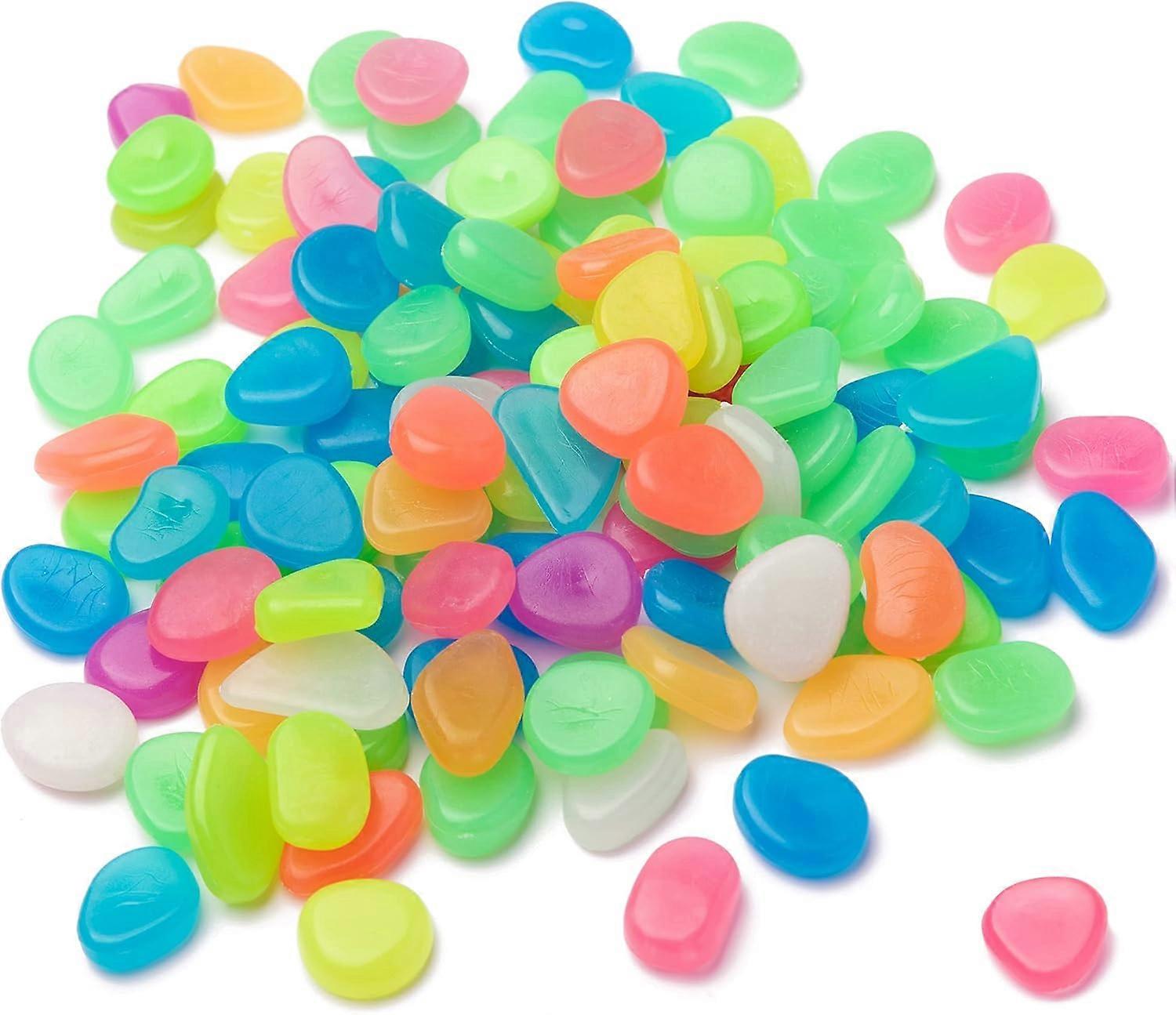 Kaiyuan lysende steinfisktank lysende stein, 100 kapsler