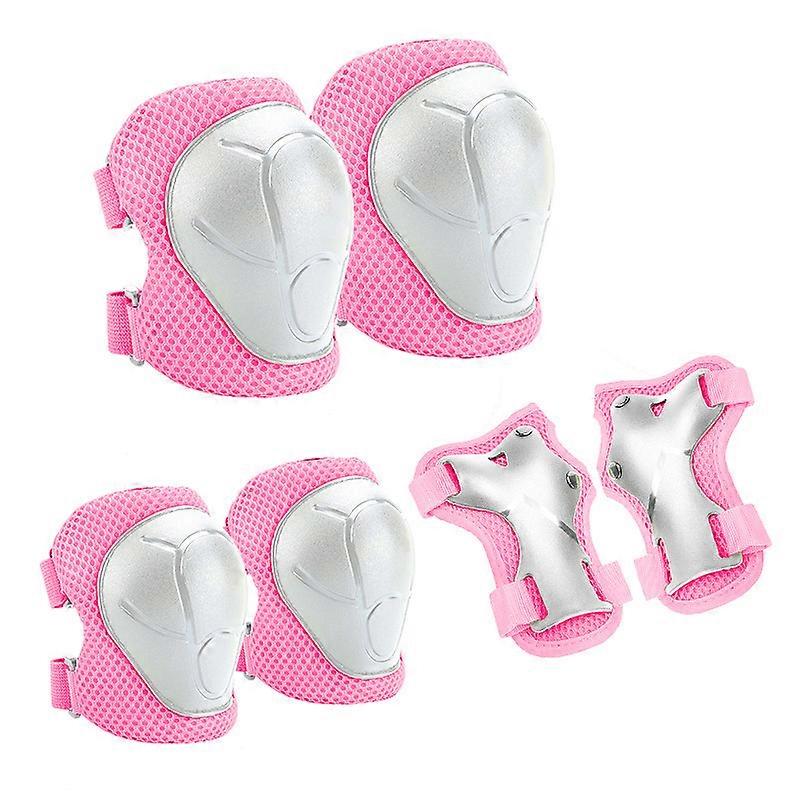 6pcs Protective Gear Set for Kids Aged 3-7 - Knee Pads, Elbow Pads, and Wrist Guards for Cycling, Skateboarding, and Roller Skating - Comfortable and