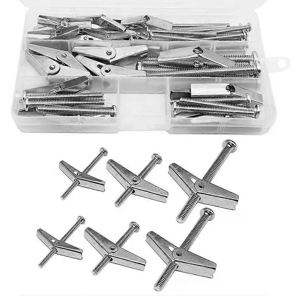 1 Set Toggle Bolt Replacement Toggle Anchor Wing Nut Bolt Wall Hanging Accessory