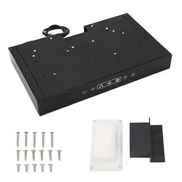 Stove Vent 12v Cooking Range Hood 3 Speed Adjustable With Touchable Screen Led Light For Rv Camper Kitchen