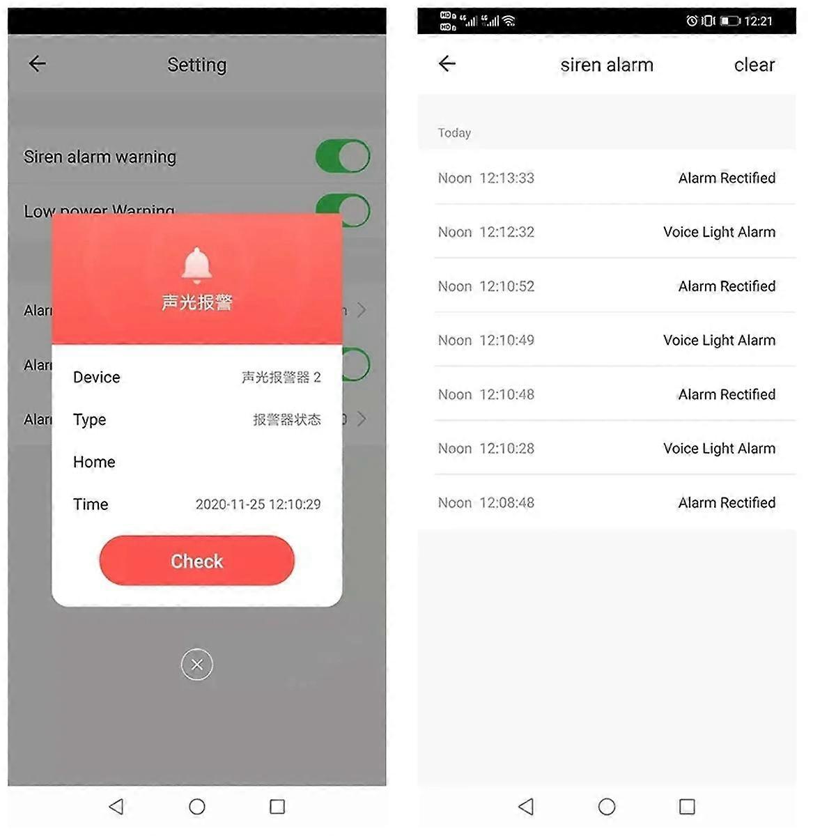 Tuya Smart Zigbee Siren Wireless Audible and Visible Alarm 100dB Anti-Tamper AC Power Work Volume Adjustment EU Plug