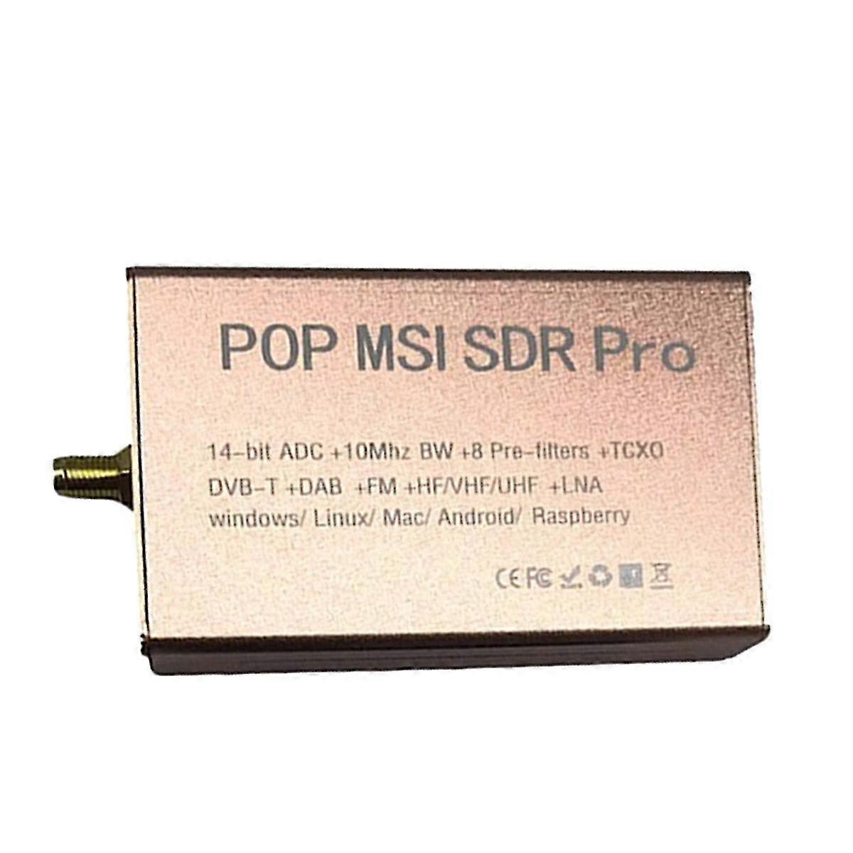 Pop- Sdr Pro Hf/vhf/uhf Sdr Receiver Rsp1 10khz-2ghz Wideband Software Defined Radios For Driver