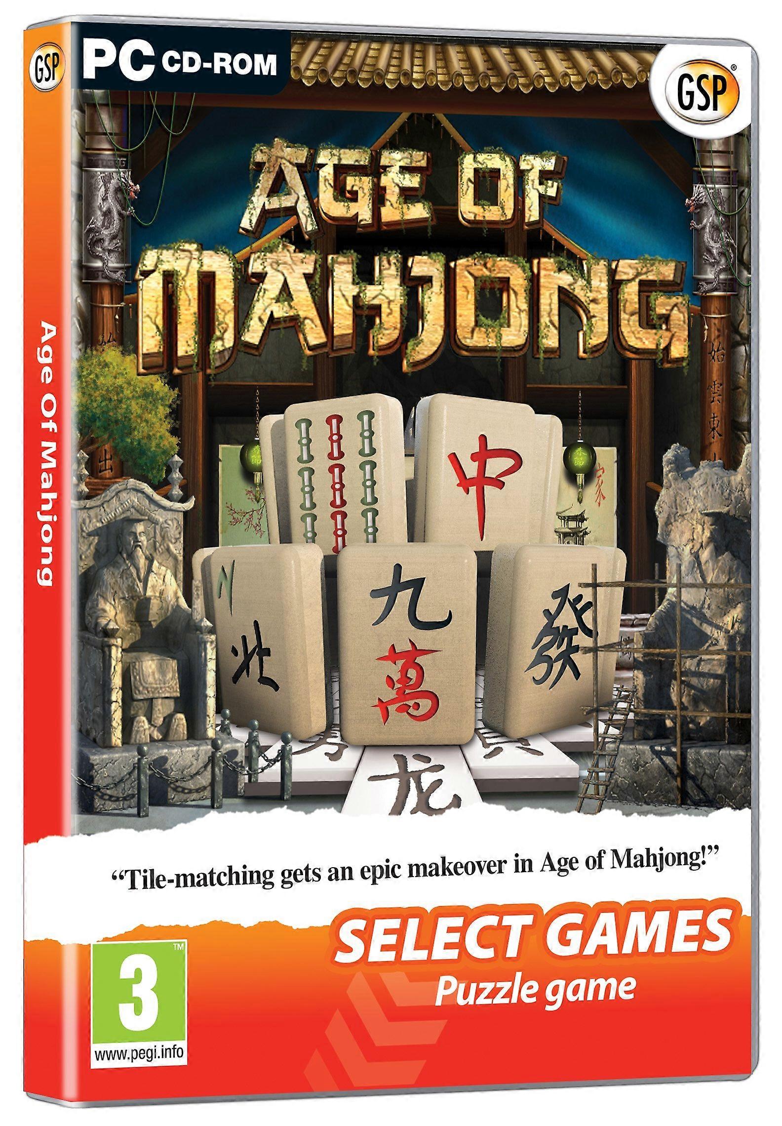 Select Games - Age of Mahjong (PC DVD) - New & Sealed