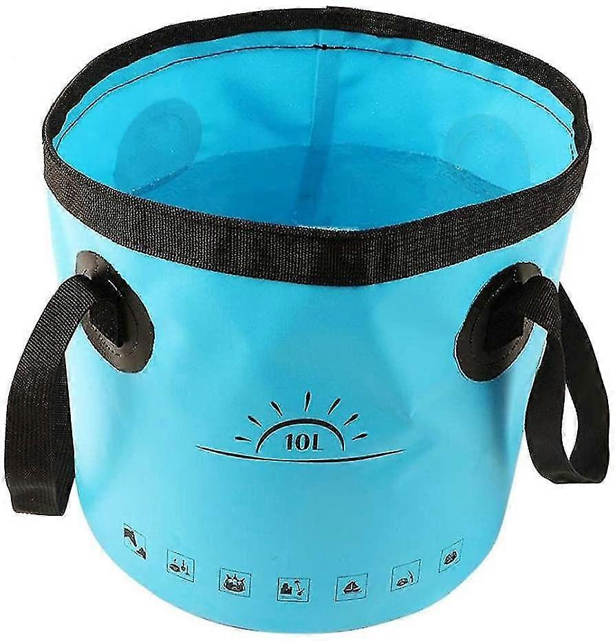 folding bucket portable hiking water container