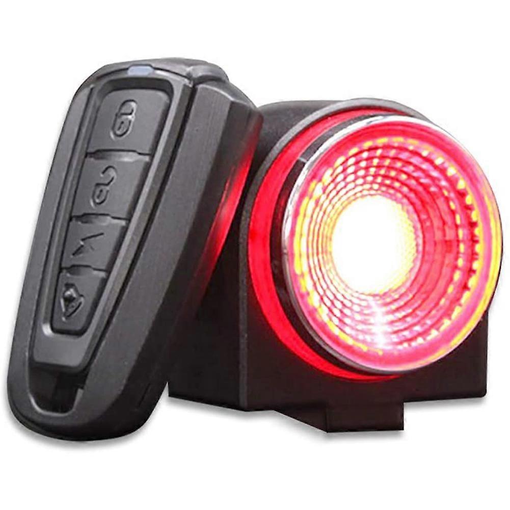 USB Rear Bike Lights,Smart Brake Sensing Anti Theft Alarm bike led light