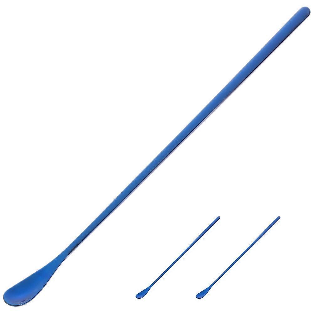 3Pcs Reptile Food Spoon Powder Fruit Mixing Stirring Food Feeding Spoon Long Handle Feeding Tool