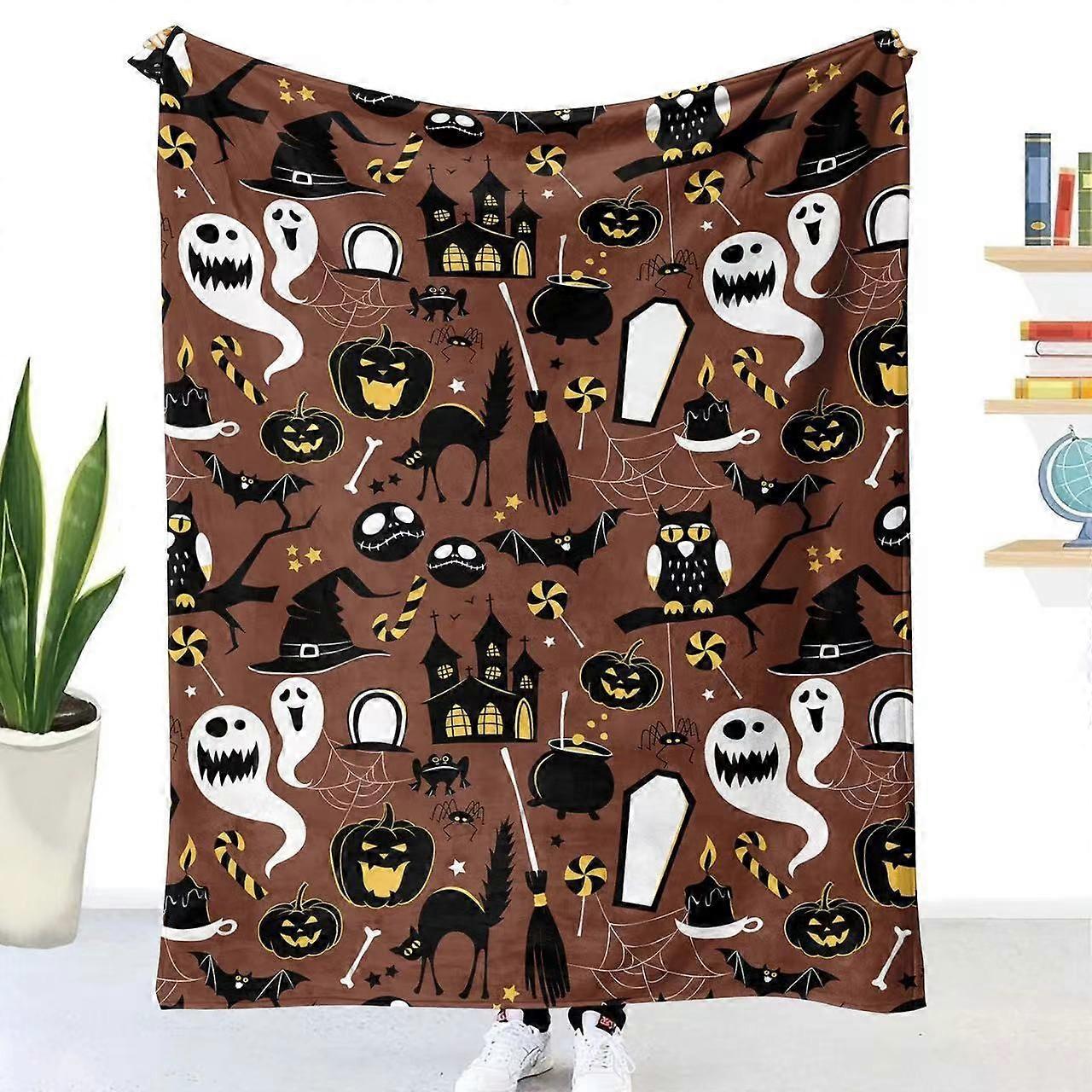 Halloween tæppe flannel aircondition tæppe