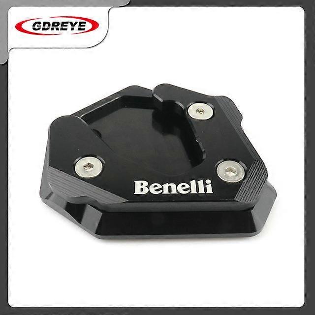 For Benelli Leoncino 500 Leoncino 250 Motorcycle Accessory CNC Aluminum Kickstand Foot Stand Extension Plate Pad maxpower