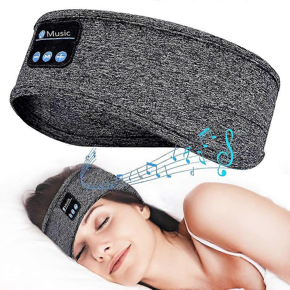 Sleep Headband Wireless Bluetooth For Workout Yoga Grey