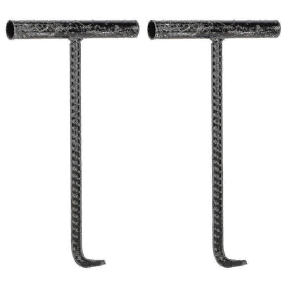 2 יחידות וו כיסוי חור ביוב נירוסטה ניקוז סורג מרים מכס ביוב כיסוי הרמה