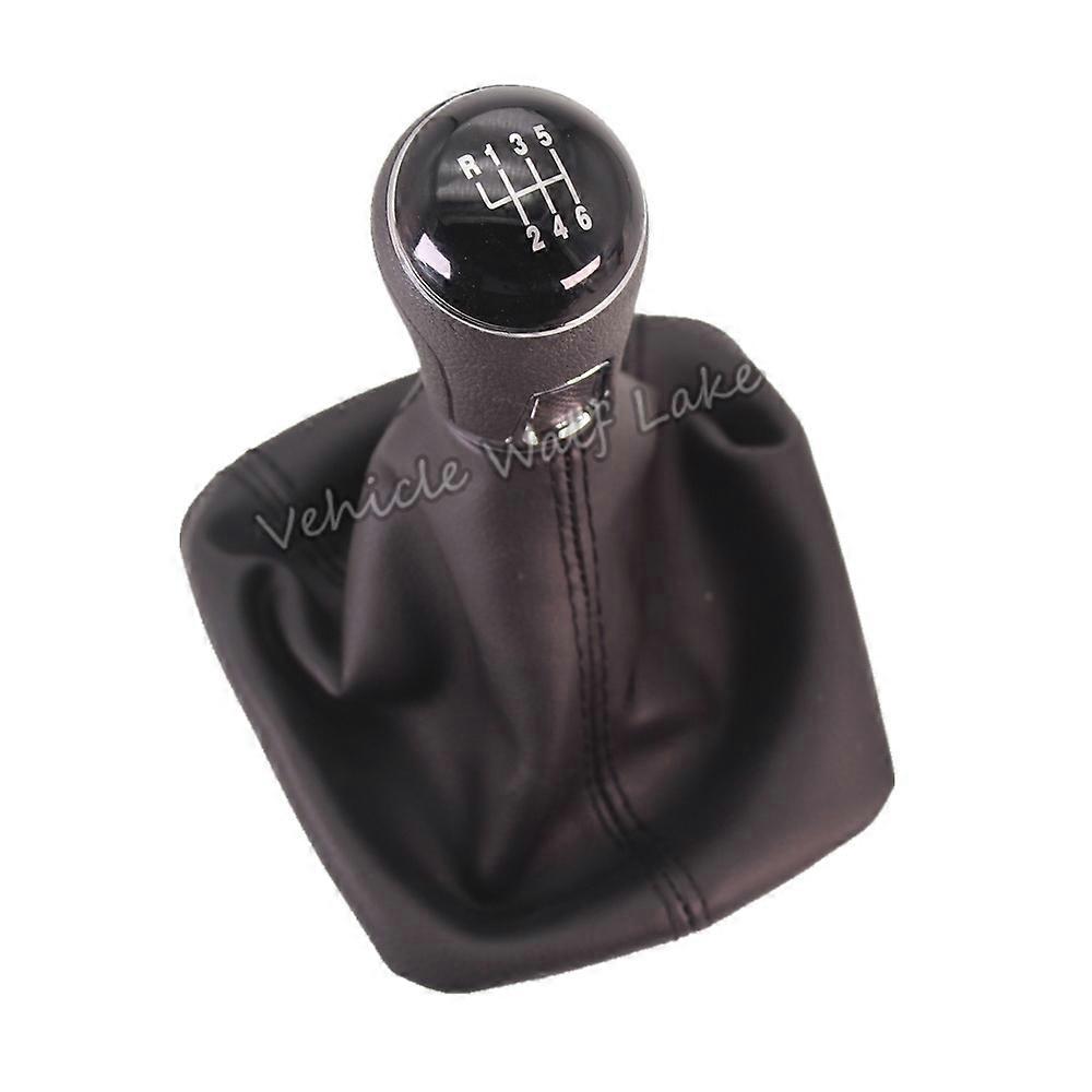 For Skoda Octavia A5 MK2 1Z5 Sedan & Combi 2004 2005 2006 2007 2008 Car 5/6 Speed Gear Stick Shift Knob With Leather Boot